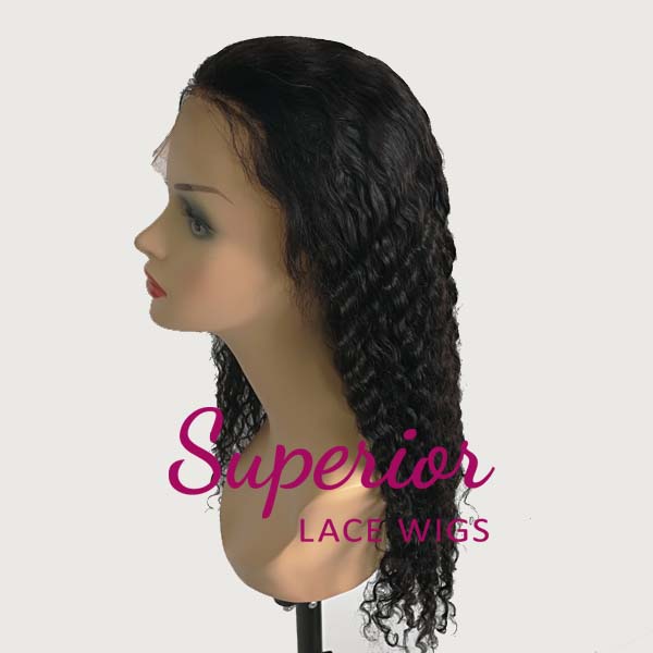 Spanish natural color circle lace wig 